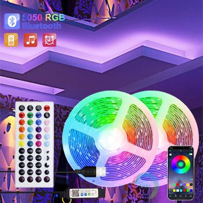 Color RGB 5050 LED Strip Bluetooth Tape Decor for Room LED 10m 15m 20m 30m PC TV backlight Neon LED Lighting Cветодиодная лента LED Strip Lighting