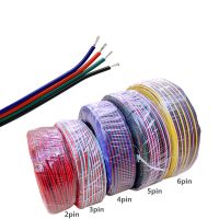 Electrical Wire Cable LED Extension Wire Cord Connector 2Pin 3Pin 4Pin 5Pin For WS2812 3528 5050 RGBW RGB CCT LED Strip 5m-100m