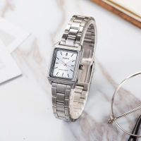 นาฬิกา Casio รุ่น LTP-V007D-7E นาฬิกาผู้หญิง สายแสตนเลส หน้าปัดขาว สุดหรู -ของแท้ 100% รับประกันสินค้า 1 ปีเต็ม