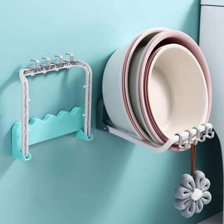 washbasin-shelf-no-punching-suction-cup-washbasin-storage-rack-foldable-bathroom-toilet-wall-washbasin-hanger-household-products-bathroom-counter-stor