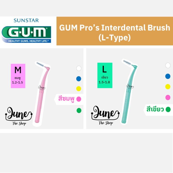 มาใหม่-gum-interdental-brush-l-type-แปรงซอกฟัน-ด้ามจับ-รูปตัว-l-แปรงซอกฟันของคนจัดฟัน