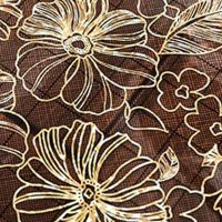 Waterproof PVC Tablecloth Table Cover Mat Kitchen Pattern Oil cloth Glass Soft Cloth-Gold Flower