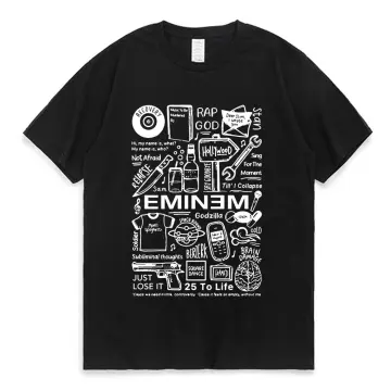 Vintage Eminem The Rap God Cotton Black All Size Unisex Classic