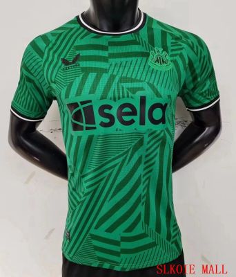 ห่างเสื้อสีเขียวเครื่องเล่นเสื้อแข่งฟุตบอลรุ่นคุณภาพสูง23-24นิวคาสเซิ่ลยูไนเต็ด