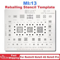 แม่พิมพ์ลายฉลุในการรีบอลลิ่ง BGA CPU MI13เหมาะสำหรับ Xiaomi Redmi 9 Note9 Note 9 Pro MT6769V SM7225 SM6115 WCN3991 PMI632 MT6358VW IC PA