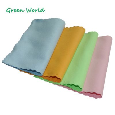Green World 15x18cm Microfiber Gun Cleaning TowelSight Clean Cloth Glasses Cleaning Cloth