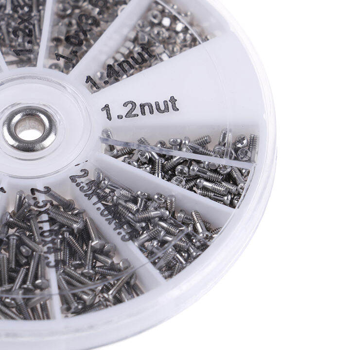 baoda-600pcs-tiny-screws-nut-ไขควงนาฬิกาแว่นตาแว่นตาซ่อมชุดเครื่องมือใหม่