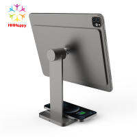 2-In-1 Magnetic Stand With Fast Wireless Charging Base Compatible For Ipad11/12.9 Inch Detachable Folding Holder