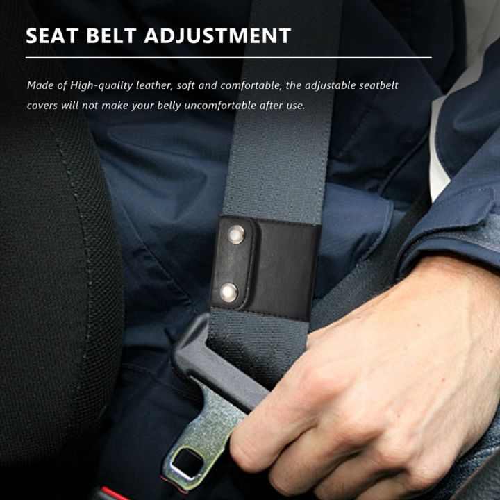 auto-seat-belt-regulator-anti-le-neck-fixer-adjuster-equipment-car-seat-belt-locator-2-pcs-black