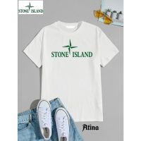 เสื้อยืดแฟชั่นใหม่เอี่ยม Stone I-sland100 % ผ้าฝ้ายคอกลมโลโก้พิมพ์ลายตัวอักษรโจ๊กเกอร์ชายและหญิงเสื้อยืดแขนสั้น XS-3XL