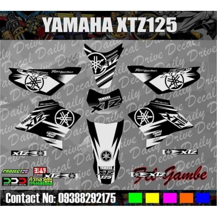 【factory outlet】 yamaha xtz 125 decals | Lazada PH