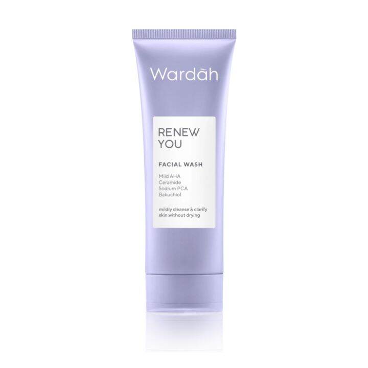 WARDAH Renew You Facial Wash 100ml Mild Face With Natural AHA Anti