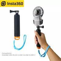 มือจับสำหรับลอยน้ำ Insta360 Insta 360หนึ่ง RS /R/ หนึ่ง X2 /Go 2สำหรับอุปกรณ์เสริมกล้องดำน้ำ