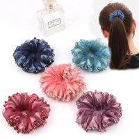 Elegant imitation Satin Korean adult hair rope exquisite hair accessories cloth thick headdress womens headflower