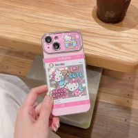 เคสโทรศัพท์มือถือการ์ตูนน่ารักสไตล์นางฟ้า Sanrio Hello Kitty INS สำหรับ iPhone 14 Pro Max ฝาหลังโทรศัพท์แข็งกันแรงกระแทกสำหรับ iPhone 13 Pro Max โทรศัพท์ Hello Kitty เคสสำหรับ Apple 12 11 Hello Kitty เคสห่อหุ้ม