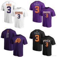 NEW New Nba Phoenix Suns Paul Fan T-shirt Short Sleeve Sports Top Round Neck Training Dress Unisex a