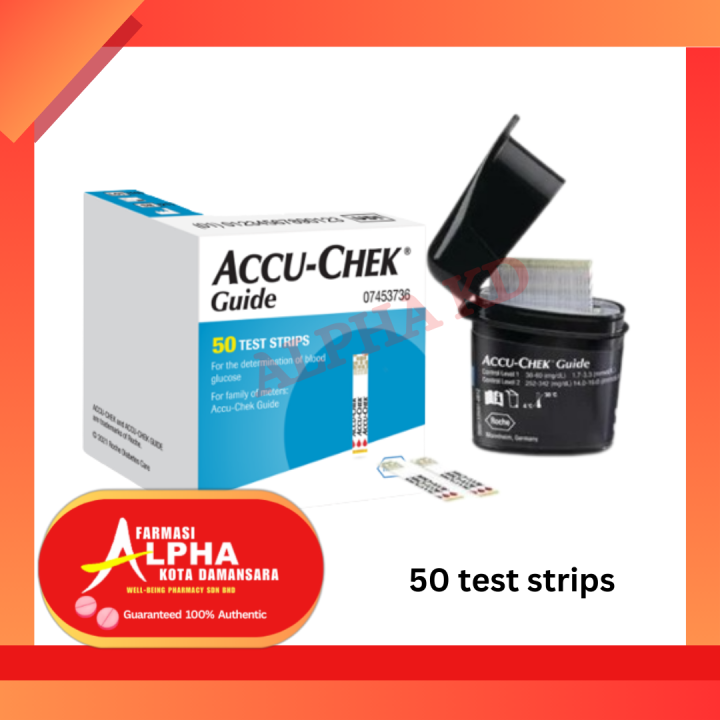 ACCUCHEK Guide Test Strips 50s Lazada
