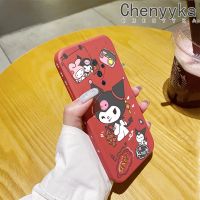 เคส Chenyyyka สำหรับ Vivo S5 S6ลายการ์ตูนแฮปปี้คุโรมิเคสโทรศัพท์ดีไซน์ใหม่บางสร้างสรรค์ป้องกันขอบสี่เหลี่ยมเคสนิ่มเคสปลอกซิลิโคนกันกระแทก