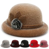 New womens three-leaf autumn and winter version of the hair ball fisherman hat outdoor sponge ring fashion basin