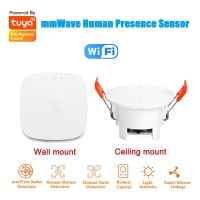 Tuya WiFi mmWave Human Presence Sensor with Luminance MicroWave Radar Detection PIR Motion Sensor