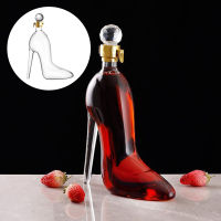 Crystal High-heeled Shoes Bottle Whiskey Wine Decanter Bottle Whisky Glass Bottle Bar Home