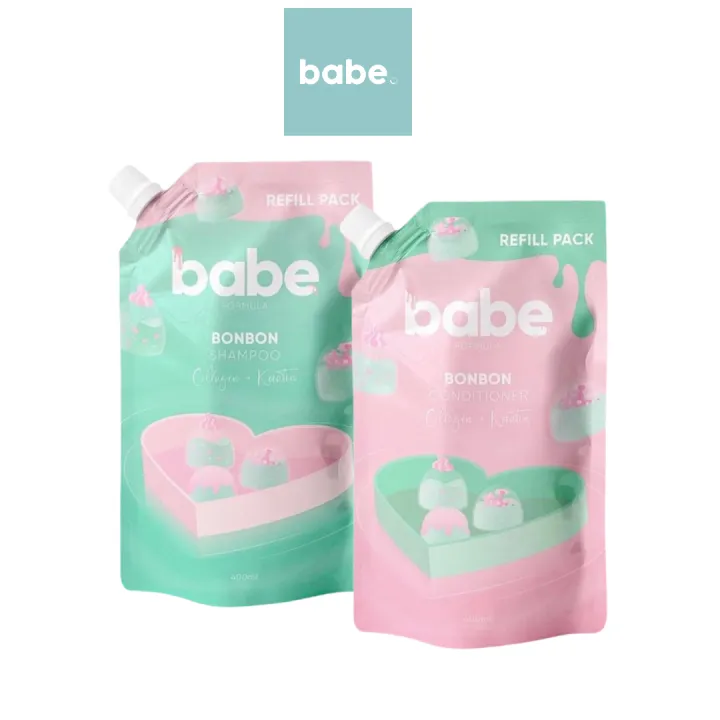 Babe Formula Bonbon Shampoo and Conditioner Refill Pouch 400 ml Lazada PH