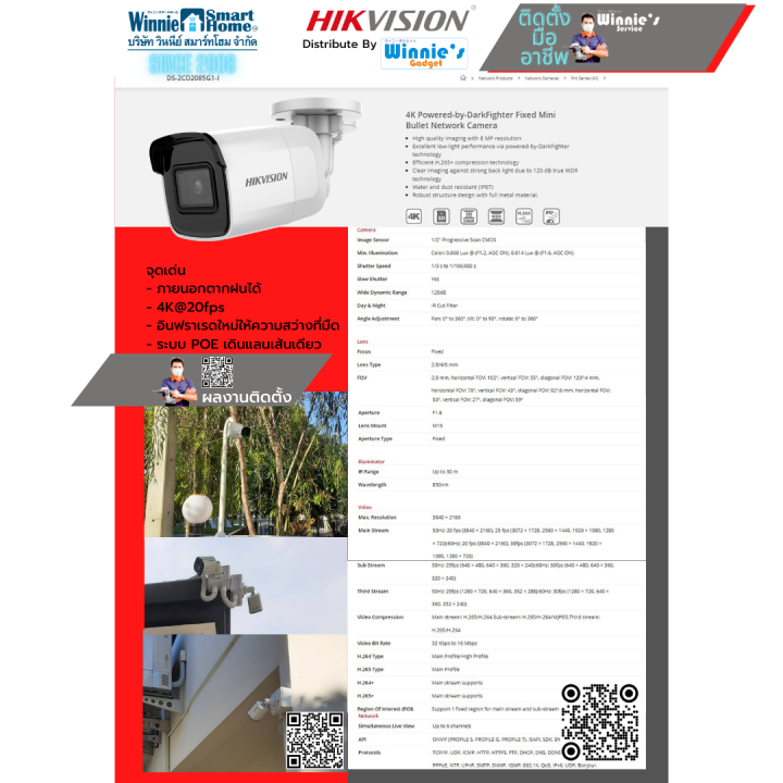 เพียง-4600บ-เดือน-hikvision-ชุดกล้องวงจรปิดip-8-ล้าน-4กล้อง-สำหรับคนที่เดินสายไว้แล้ว-มีบริการติดตั้งฟรี-ในเขตกรุงเทพ