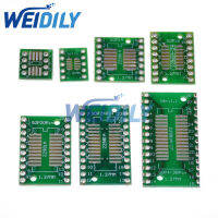 35ชิ้น = 7ค่า * 5ชิ้นชุดบอร์ด PCB SMD หันไปจุ่ม MSOP SSOP SOT23 8 10 14 16 20 24 28 SMT เพื่อจุ่ม