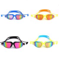 2/3/4 pcs Swimming Goggles Silicone Anti-fog UV Multi color Swimming Glasses With Earplugs for Men Women Water Sports Eye wear Accessories Accessories