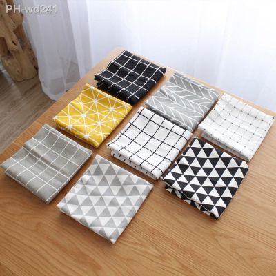40x60cm Simple Classic Quality Table Napkin Towels Dining Table Mats Cotton Place Mats Plate Mat Coasters Japanese Fashion Style