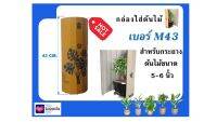 กล่องแพ็คต้นไม้ กล่องใส่ต้นไม้ กล่องแพคต้นไม้ เพื่อการจัดส่งโดยเฉพาะ Size M43 สำหรับกระถางขนาด 5-6 นิ้ว