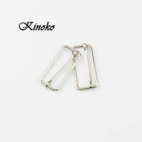 100pcs/pack 1-1/2"Silver Adjuster Buckle To Adjust Straps For Belts Bags Shoes Garment Dog Collar Webbing 38mm Thickness:2.5mm Bag Accessories