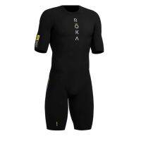 ROKA Cycling Jumpsuit Summer Short-sleeved Sleeveless Mens All-in-One Pants Non-slip Silicone Cushion