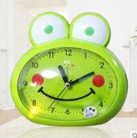 （HOT NEW）การ์ตูน FrogGifts นาฬิกาปลุกปิดเสียงพร้อมนาฬิกาปลุก NightMultiple RingClocks ปลุก ForStudent