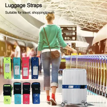 1PC Travel Luggage Strap Adjustable Password Lock Packing Belt