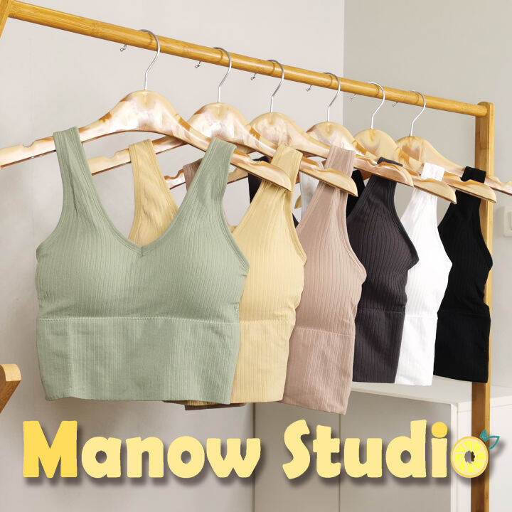 บราสายเดี่ยว-เสื้อกล้าม-สายเดี่ยว-บราสายเดี่ยวแบบสวม-881-manow-studio