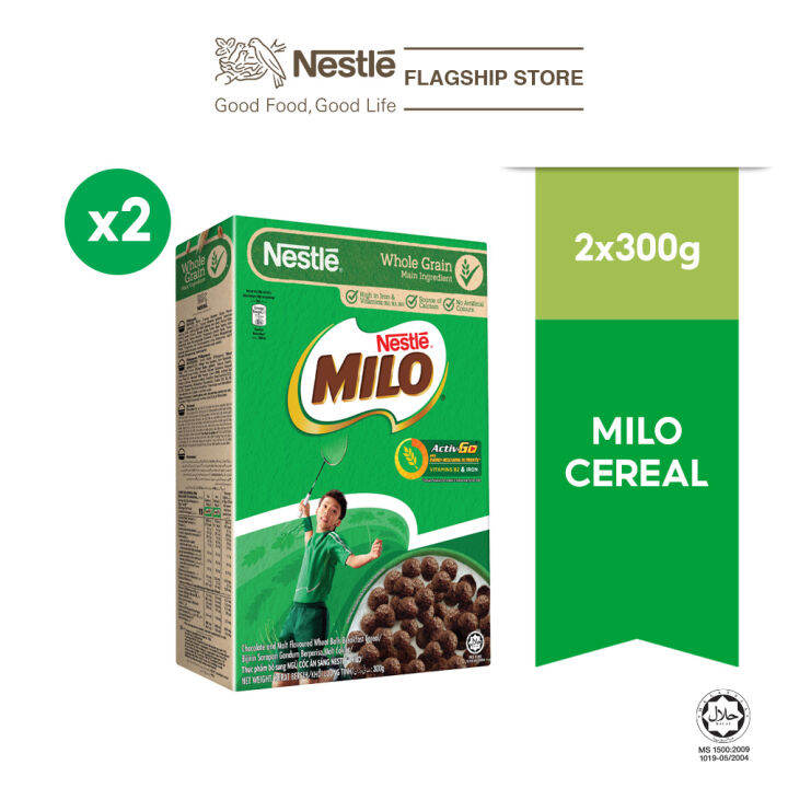 NESTLE MILO Breakfast Cereal Large Box 300g Bundle of 2 Lazada