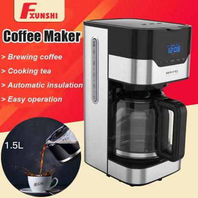 Fxunshi ชาแบบพกพาเครื่องทำกาแฟมีฉนวนกันความร้อนแบบหยดอัตโนมัติ MD-259T