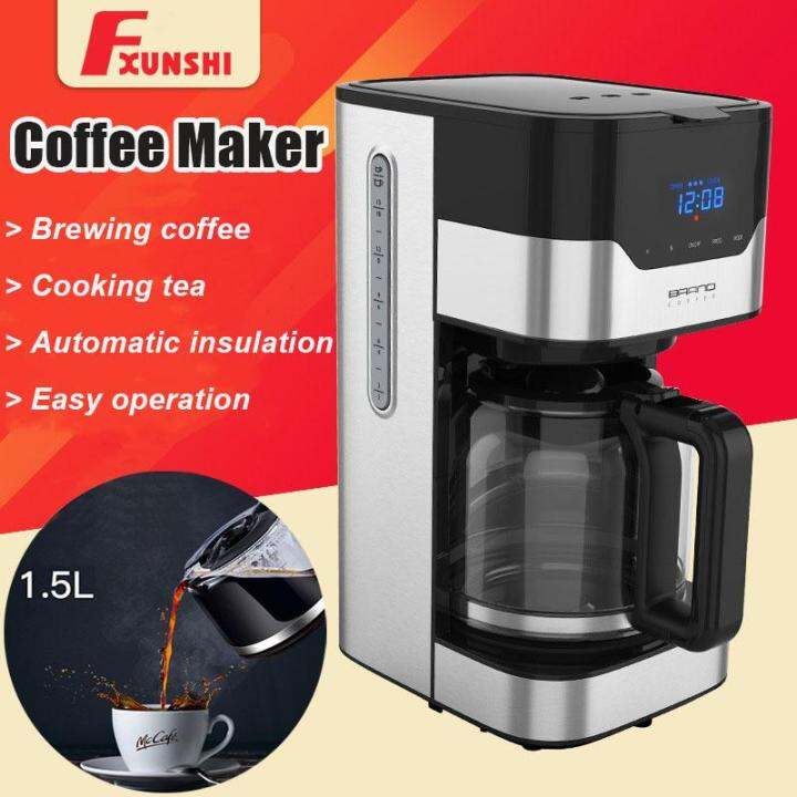 fxunshi-ชาแบบพกพาเครื่องทำกาแฟมีฉนวนกันความร้อนแบบหยดอัตโนมัติ-md-259t