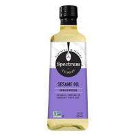 Spectrum Culinary Organic Sesame Oil Expeller Pressed 473 ml