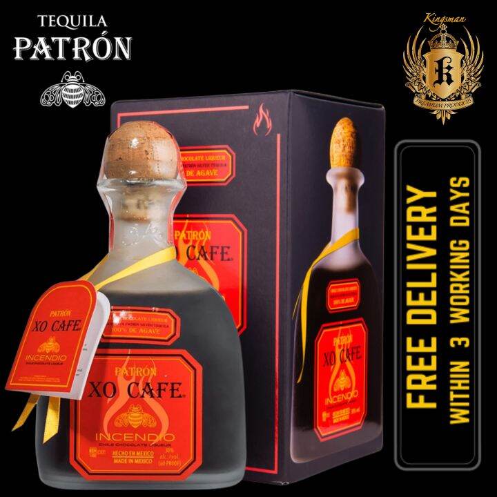 Patron XO Cafe Incendio Tequila 75cl (with box) Lazada Singapore