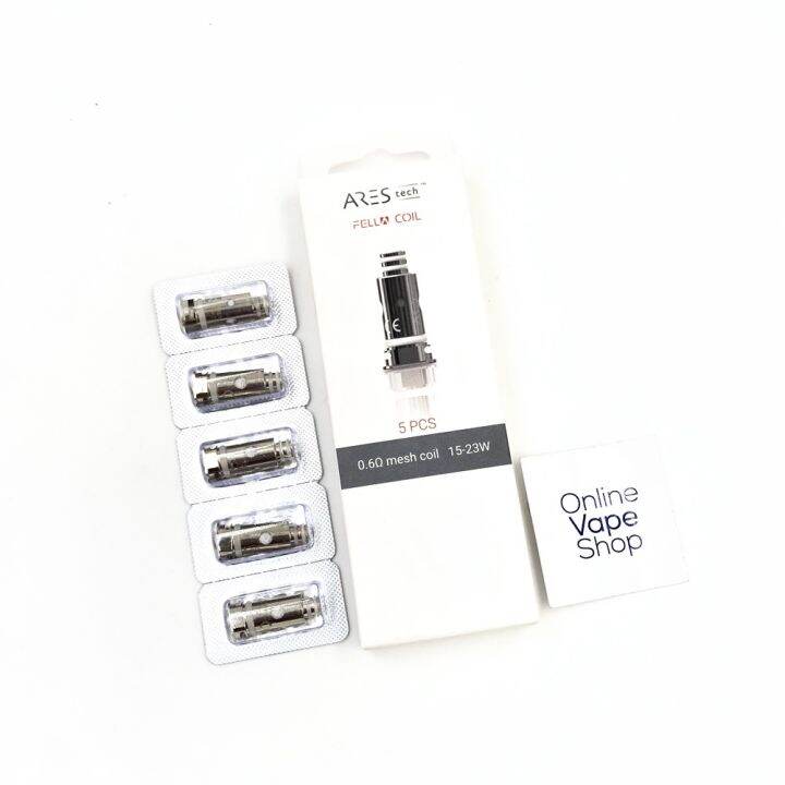 HOT SELL ARES tech FELLA Vape Replacement Coils(0.6 ohm mesh coil 15 ...