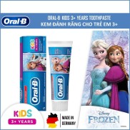 Kem Đánh Răng Cho Bé Từ 3 Tuổi Oral-B Kids 3+ 92g - Frozen Bé Gái & Cars