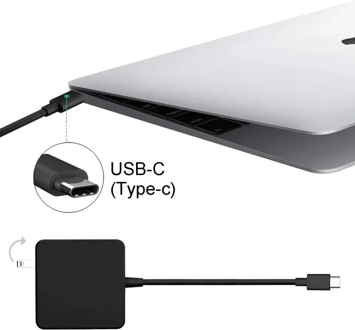 New 45W USB C Type C Laptop Charger for HP Chromebook 14ca020nr 14