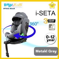 ?New หมุน360องศา แรกเกิด-12ขวบ?GLOWY i-SETA คาร์ซีท คาร์ซีทเด็ก สูง 40-150 cm.(แรกเกิด – 12 ขวบ) ติดตั้งด้วยระบบIsofix