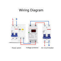 การกู้คืนอัตโนมัติ 230V 40A เชื่อมต่อใหม่อุปกรณ์ป้องกันแรงดันไฟฟ้าสูงและต่ำพร้อมตัวป้องกันการติดตั้งราง DIN ของจอแสดงผลแรงดันไฟฟ้า