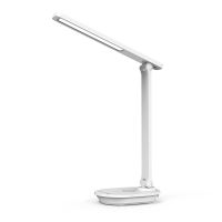 Desk Lamp, LED Desk Lamp with USB Charging Port, 15W Wireless Charger, Desk Lights for Home Office, Eye-Caring