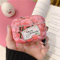 For Airpods 1 2 Pro 3 Luxury Flower Rose Anime Case Soft Back Cover Japan Style Delicate Accessories Wireless Bluetooth Coque Wireless Earbud Cases