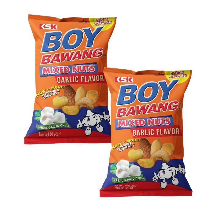 Boy Bawang Mixed Nuts 85g x 2 Lazada PH