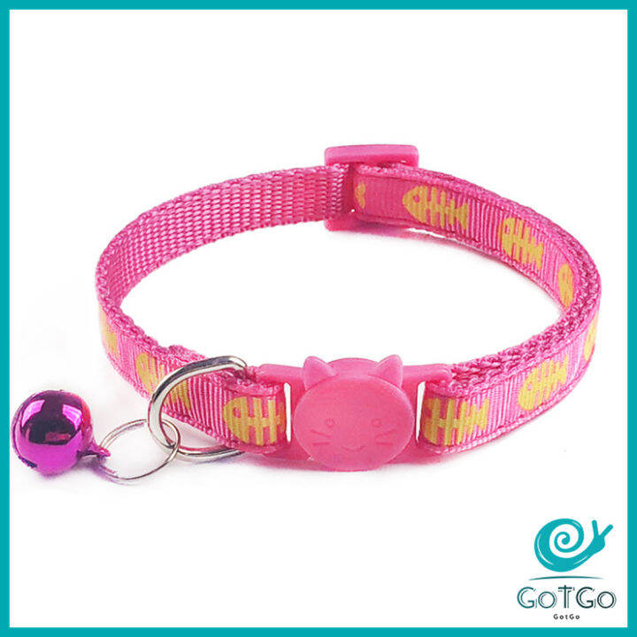 gotgo-ปลอกคอ-กระพรวน-ปลอกคอ-ปลอกคอแมว-ปลอกคอแมวนิรภัย-แมวสัตว์เลี้ยง-ปลอกคอพร้อมกระพรวน-cat-collar-มีสินค้าพร้อมส่ง